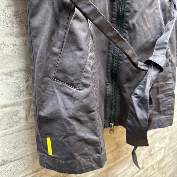 LOLE water repellent jacket women’s size XS gray hooded belted - Picture 8 of 8